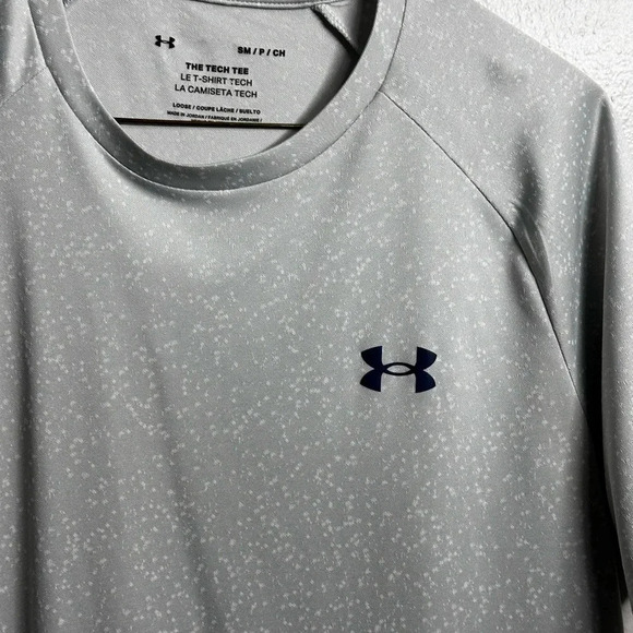 Under Armour Men Gray The Tech Tee Loose Fit Athletic Size Small. - Picture 4 of 9